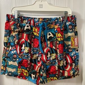 Captain America Marvel swim trunks